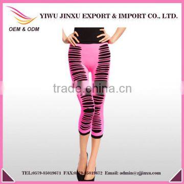 whole sale sexy fake two pieces leggings for women half yoga pants