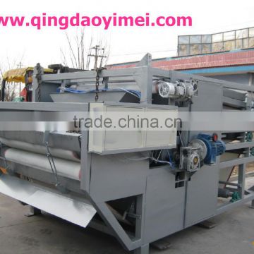 sludge dewatering machine: continuous belt filter press