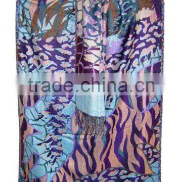 Viscose Jamavar shawls & scarves