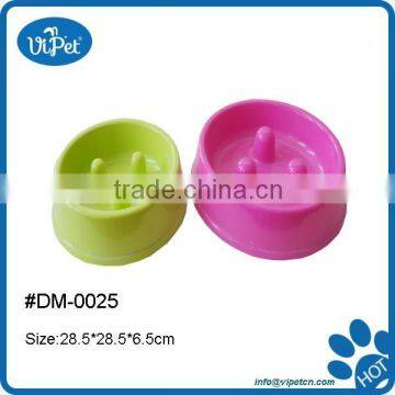 Fun plastic pet bowl for dog