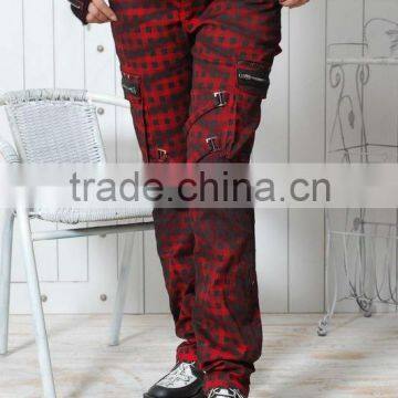 GLP PUNK VISUAL KERA BLACK BONDAGE PANTS 71086