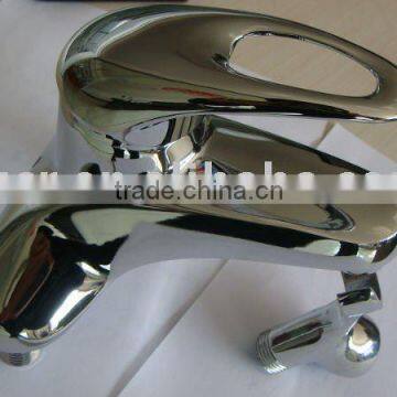 Ceramic Valve Water Saving Single Level Brass Wash Basin Faucet