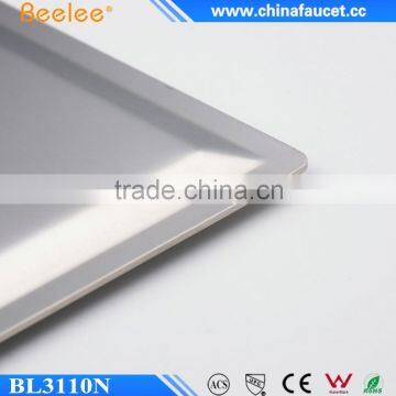 Beelee Rainfall Brushed Bath Shower Stainless Steel Shower Head photo-6