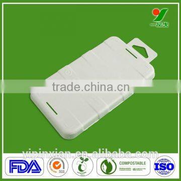 Wholesale Eco-friendly Biodegradable Sugarcane Fiber Phone Case Packaging Tray With Bagasse Pulp photo-2
