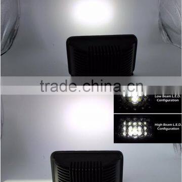 4" X 6" Rectangular Sealed 45W LED Headlight Headlamp Replacement, High/low Beam H4 45w Led Work Light photo-6