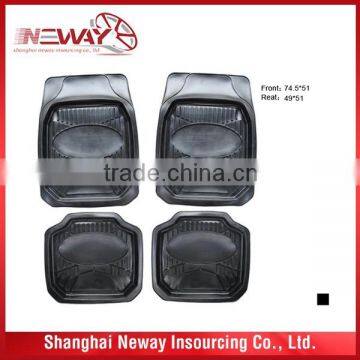 4pcs 3d car mats/universal car rubber mat