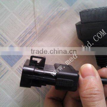 Opel 10pin Male Connector to 16 Pin OBD2 Female Connector