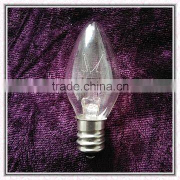 Wholesale indicate light C7 E12 5W Mini candle incandescent bulb 220-2400V