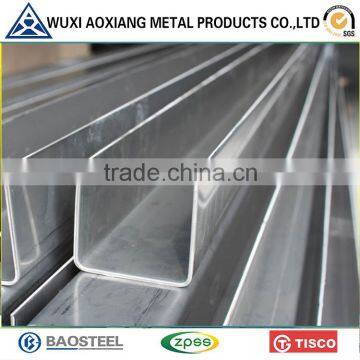 Best Price BA 2B NO.1 8K HL 2D Surface Stainless U Channel Steel