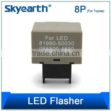 Hot Selling Car Accessories For Toyoto Adjust The Flash Frequency LED Flasher 8P photo-6