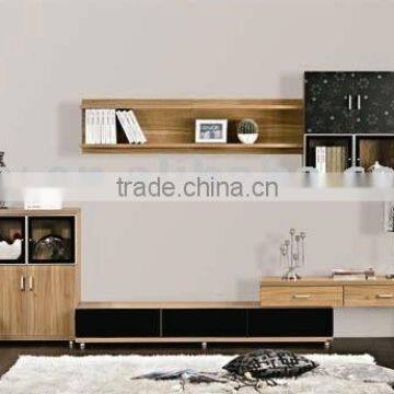 Melamine wooden tv cabinet set