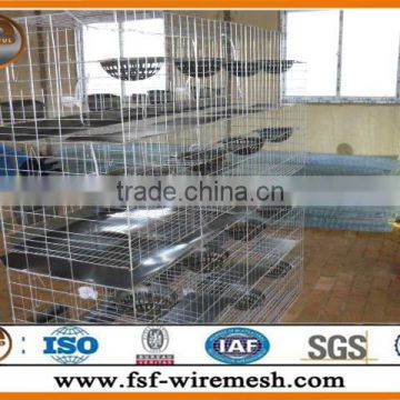 Wholesale galvanized welded rabbit cage/PVC coated from Anping factory