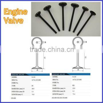 SCL-2013071421 With Oil Seal JY110 Motorcycle Engine Valve