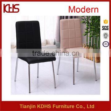 Factory Vendor New Design High Quality Cheap Metal Chromed Dining Chairs photo-2