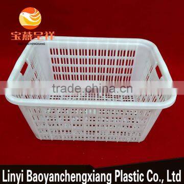 690x500x360mm plastic container basket box crate soft shell crab farm for transportation