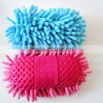 microfiber chenille cleaning sponge