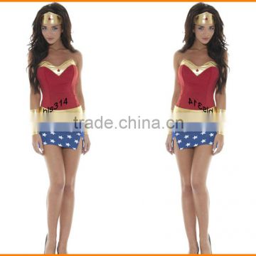 DC super hero wonder woman female Superman Halloween Cosplay stage show party service