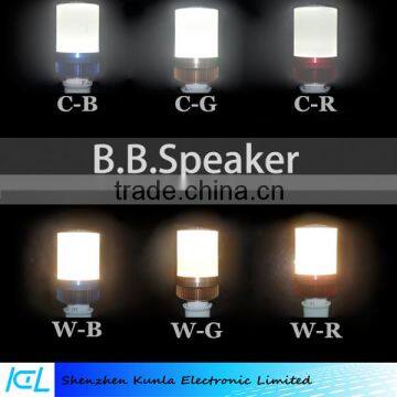 Hot new products for 2016 home appliances bluetooth led bulb speaker with changeable LED light