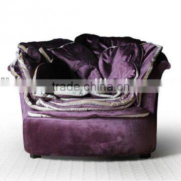 Modern style fabric flower seat sofa (LS-108)