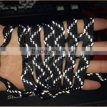 3M Polyester Flat Rope Light Reflecting Safety Shoelaces