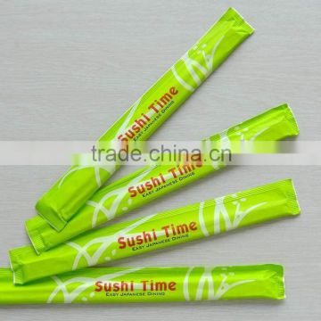 Paper Wrapped Bamboo Chopsticks with Print Logo