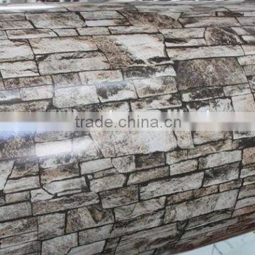 China Top Ten Selling Decorative New Brick Pattern PPGI Zinc Hot Dipped Steel Coils/Plates , Hot Sale ! photo-3