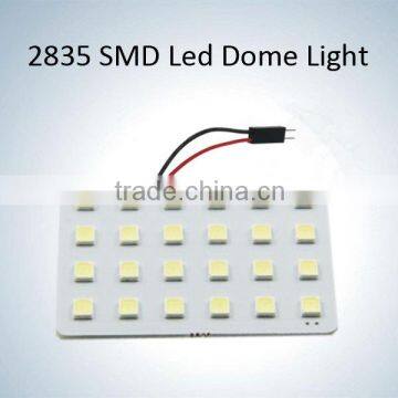 New 2014 24 pcs 2835 smd 12v dc led car interior lights