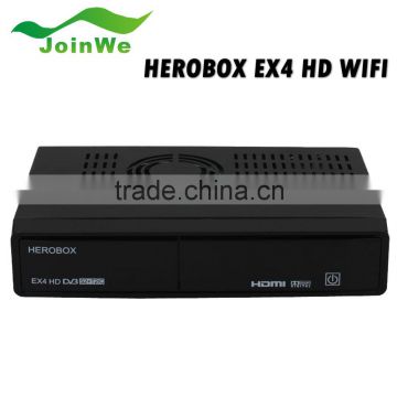 BCM7362 751MHZ Dual-core Tuner DVB-S2+T2/C HEROBOX EX4 HD Combo DVB Receiver