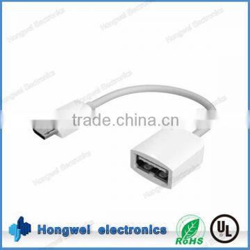 High speed OTG USB cable Micro USB to USB A 480Mbps transfer rate charging sync data otg cable