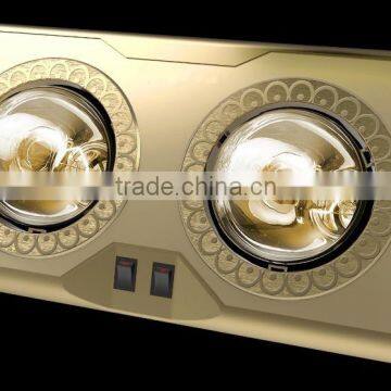High quality wall mounted bathroom infrared lamp heater with two amps
