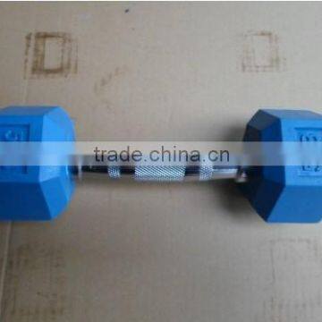 Best Price Wholese Rubber Coated Dumbbell Set for Male and Female Use Bodybuilding Use Popular Color photo-3