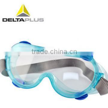 Clear Polycarbonate Goggles 4 ventilator Woven Elastic Strap