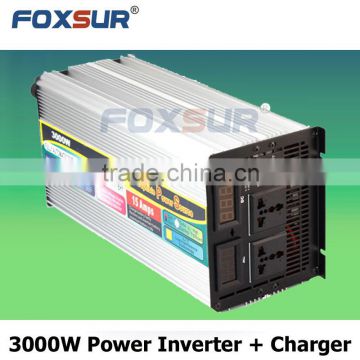 HOT SALE! 3000W battery and output voltage 24V 230V UPS Modified Sine Wave Power Inverter with smart Battery Charger .