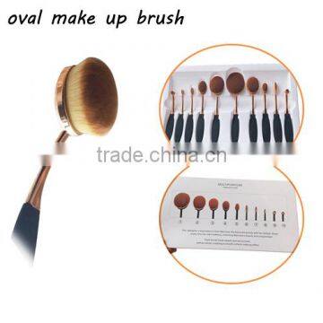 Reliable quality oval brush set rose gold, gold oval brush online shopping