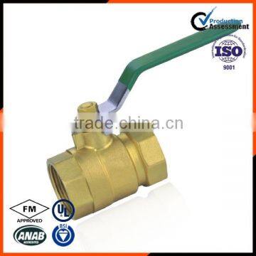 female thread 1 inch brass forged ball valve for water