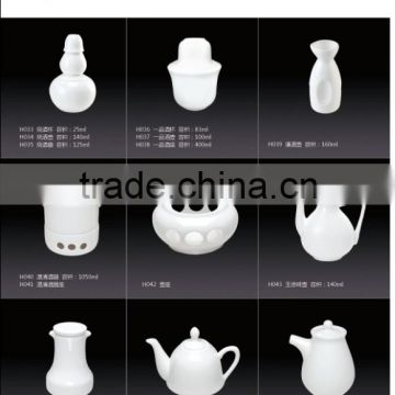 Shell porcelain tea pot dinnerware made in china