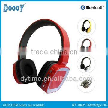 shenzhen factory hot sale wireless mp3 player headphone with fm radio