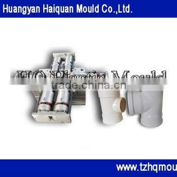 process customized plastic pipe fittings mould