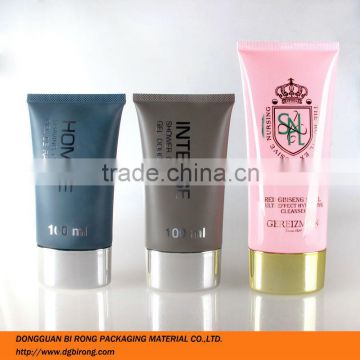 Oval Plastic Shaving Gel Packaging Tube