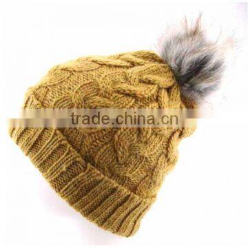 Elegant Cap Winter & Fall Beanies Knitted Hat For Woman Fashion Rabbit Women's Hat Autumn Winter cowboy hat