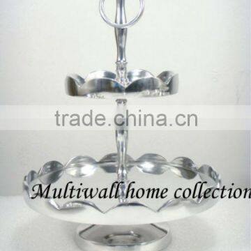 Aluminium Mirror Polished Cake Stand, Decorative Cake Stand