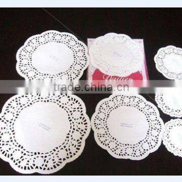 White round paper doilies/White paper doyleys/white paper doilies