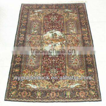 800L 2.5ftx4ft high quality persian oriental traditional silk rugs on sale