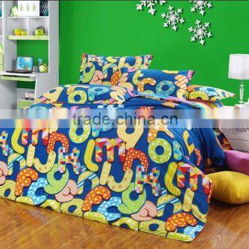 pinkly single kids bedding set and queen size kids cartoon bedding set