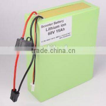 60V 15AH Electric scooter lithium battery for EVO scooter