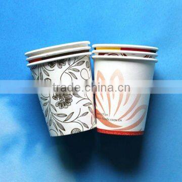 Hot drinking paper cup