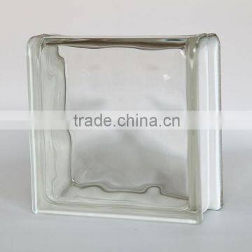 Clear shoulder glass block