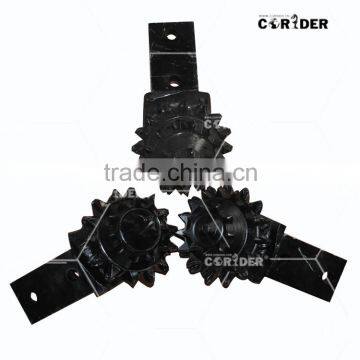 steel tooth opener bearing tricone cutters/tricone bit cutters/ hole opener