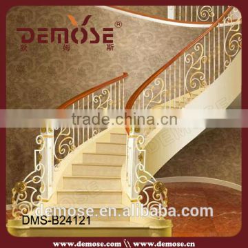 antique interior wrought iron stair railings for villa