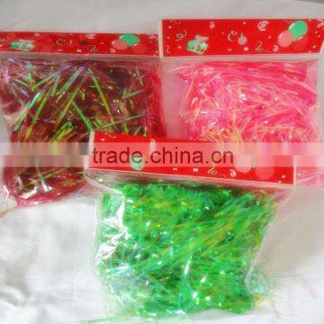 2014 New Design And High Quality Iridescent & Rainbow Easter Grass For Decoration